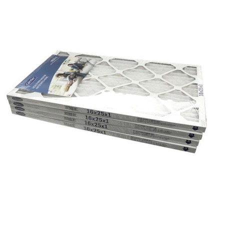 Carrier MERV 8 1" Filter, PK4 16X25X1-M8-C-P4